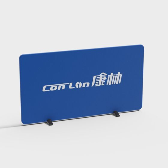 Minimalist Display Sign 3D model