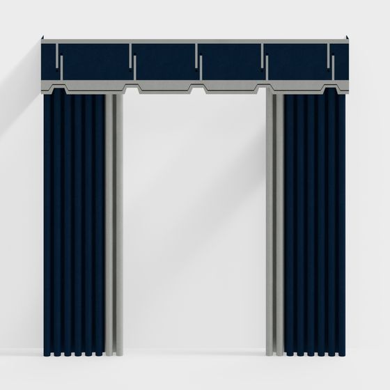 Art Deco Door Frame 3D model