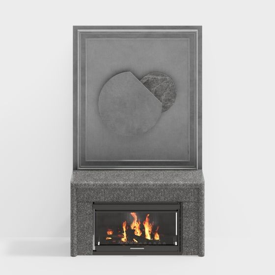 City Light Fireplace 3D model
