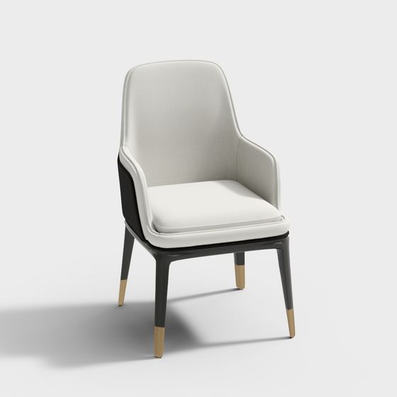 Urban Elegance Chair 3D model for Modern Spaces