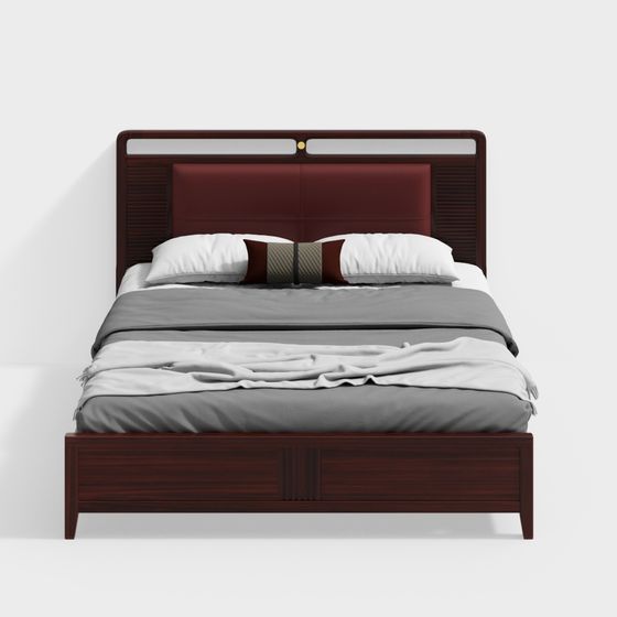 Urban Retreat 3D model Bed Design