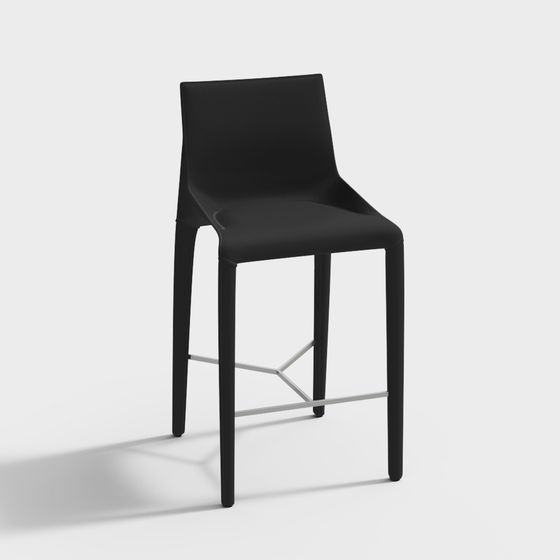 Urban Elegance Bar Chair 3D model