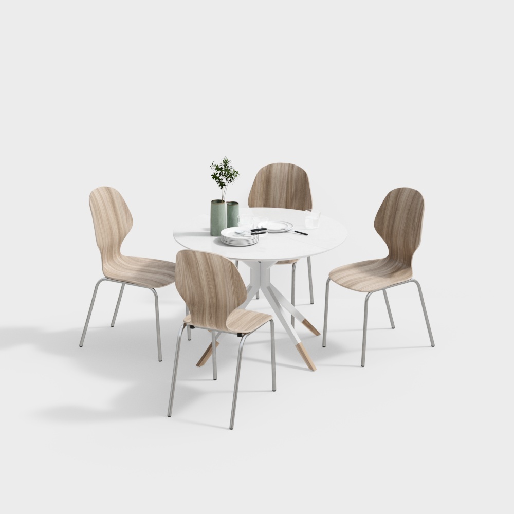 북유럽 식탁 원목 식탁의자