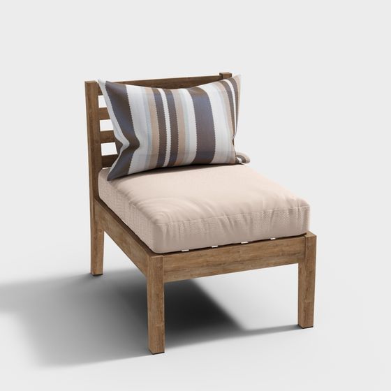 Cozy Corner Chair 3D model