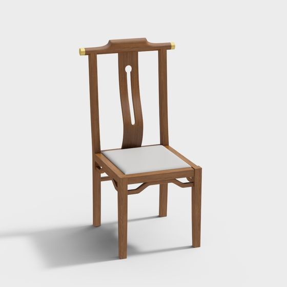 Stylish Low-Poly Chair 3D model for Modern Spaces