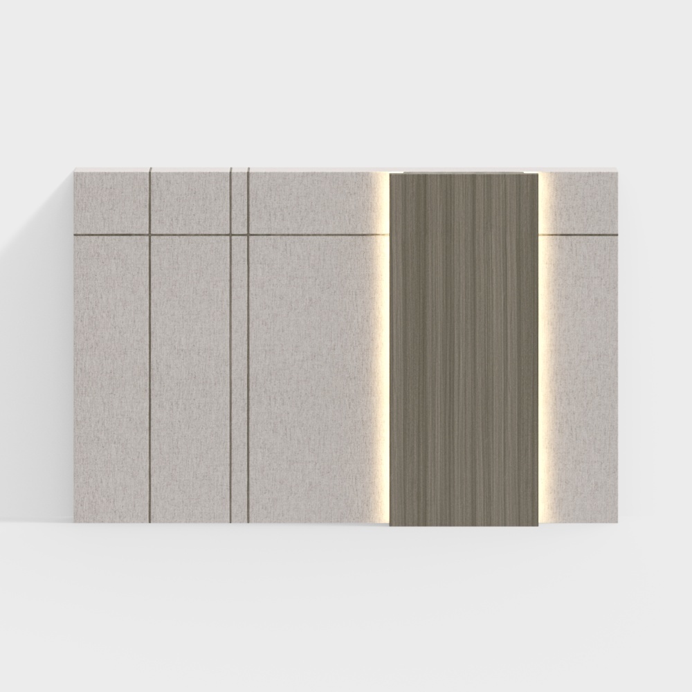 Artistic 3D Wall Panel Model for Modern Spaces