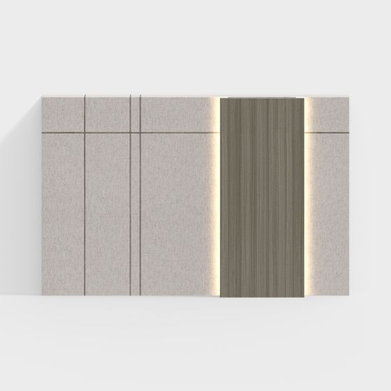 Artistic 3D Wall Panel Model for Modern Spaces