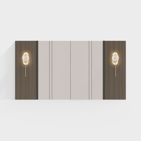 Urban Elegance Wall Panel 3D model for Modern Interiors