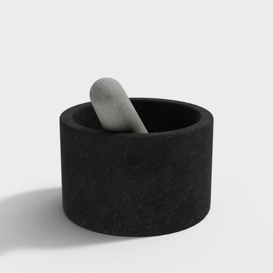 Mortar and Pestle 3D Model