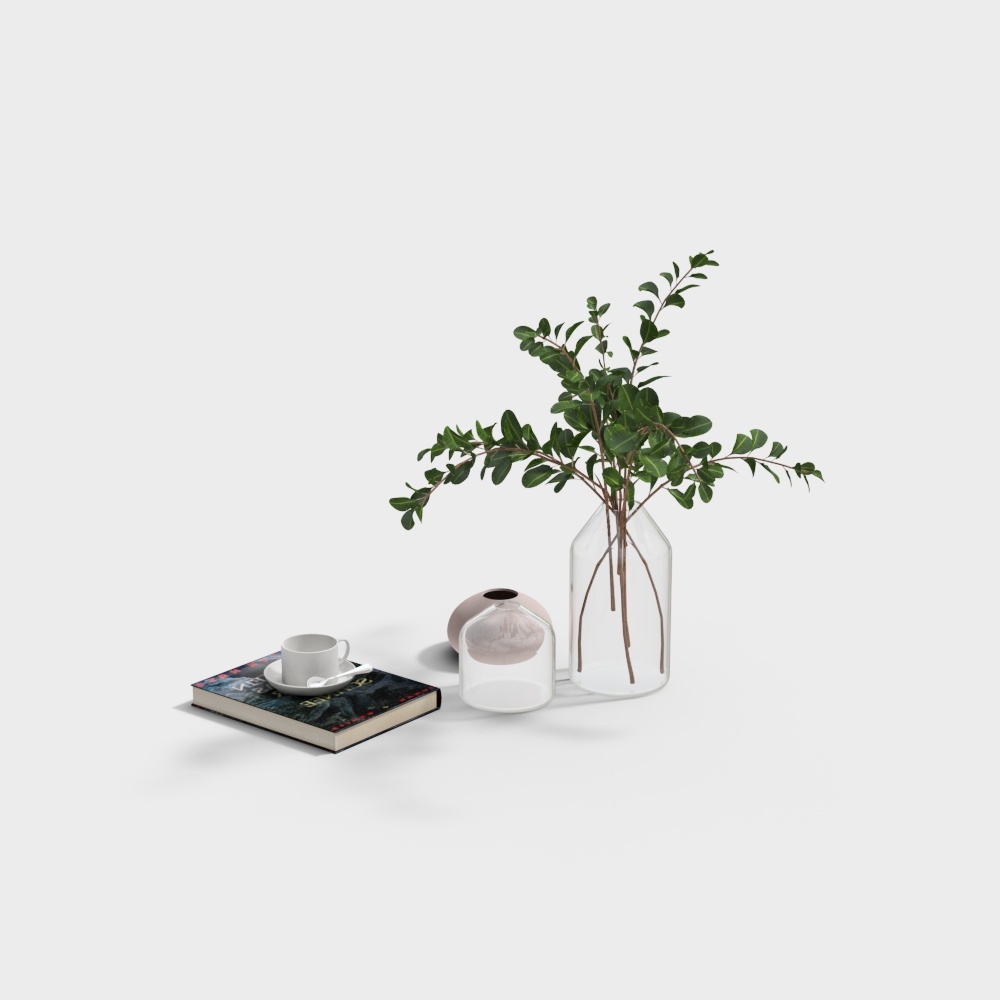 Indoor Green Plant Decoration 3D model