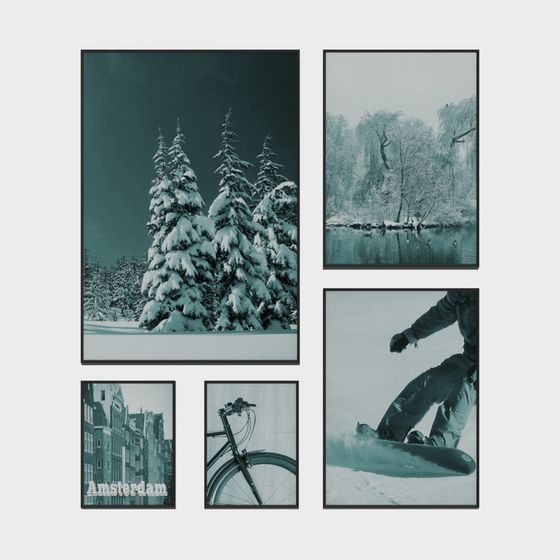 Charming Winter Adventure Low Poly 3D Model