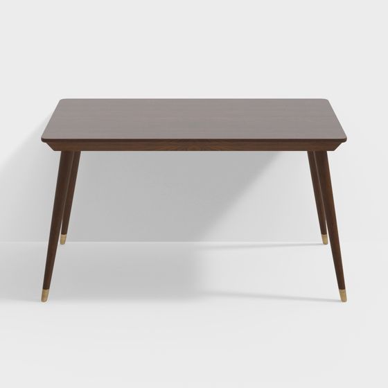 Mid-Century Modern 3D Table Model