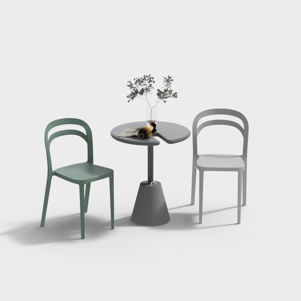 Modern combination of tables and chairs