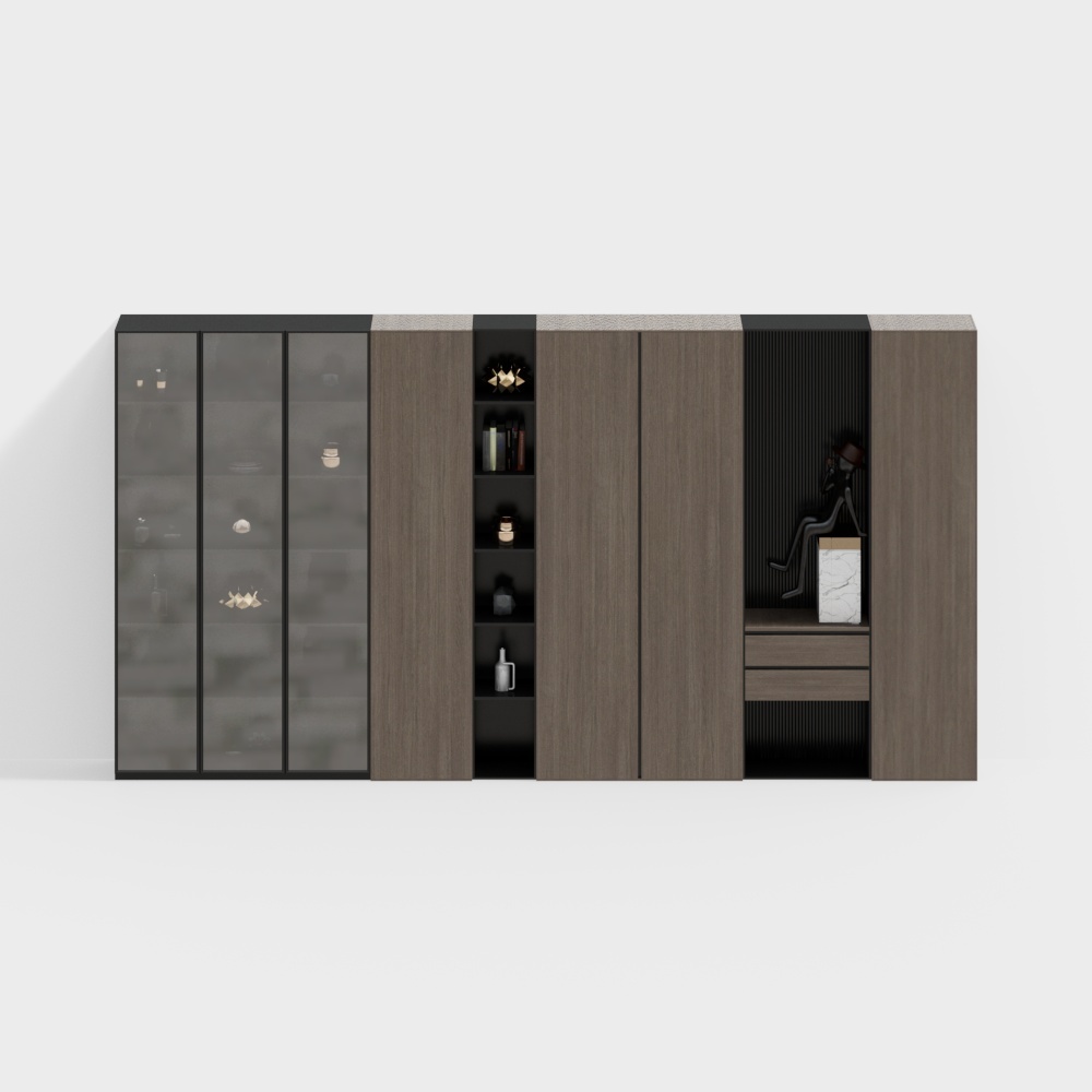 Urban Living Room Cabinet 3D model
