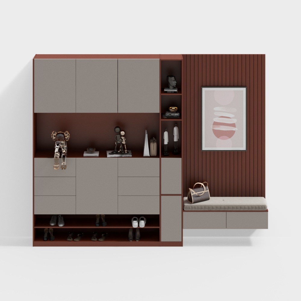 Meuble à chaussures léger et luxueux moderne