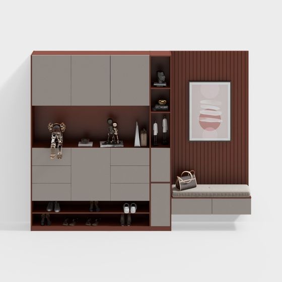 Meuble à chaussures léger et luxueux moderne