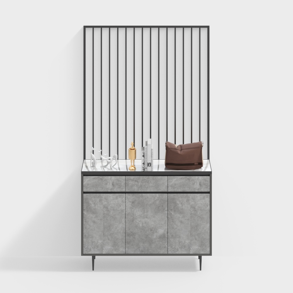 Moderner Schuhschrank vertikaler Schrank