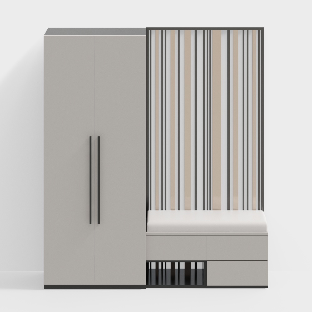 Tủ giày hiện đại thay giày