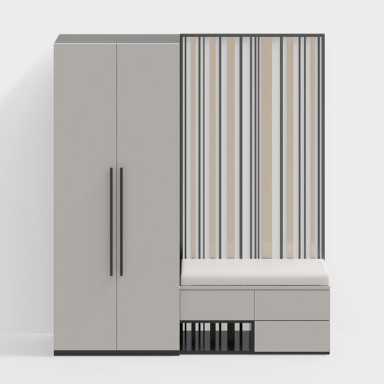 Tủ giày hiện đại thay giày