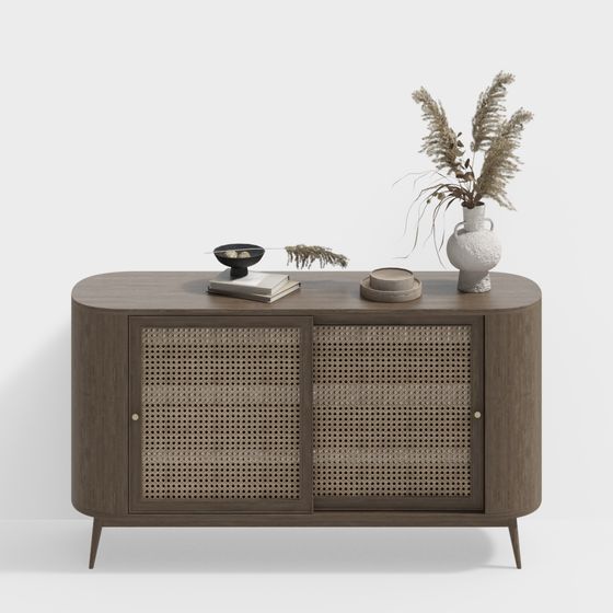 Mid-Century Sideboard 3D model