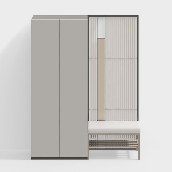 Urban Corner Relaxation Area 3D model for Modern Spaces