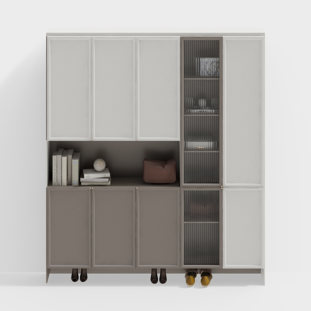 Armadio per Scarpe Moderno a Porte Multiple