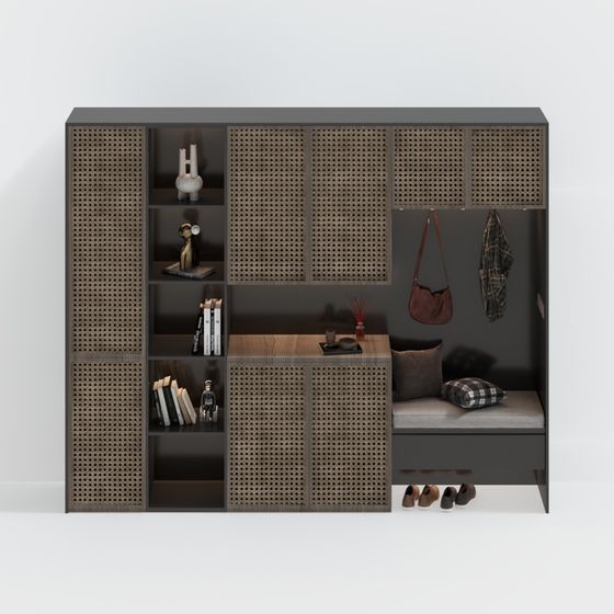Urban Corner Multi-Functional Cabinet 3D model