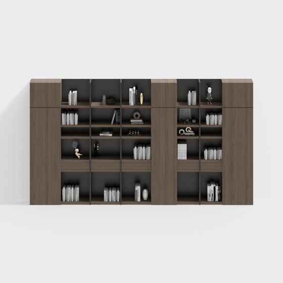 Urban Elegance Bookshelf 3D model