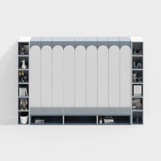 Modular Storage Cabinet 3D model