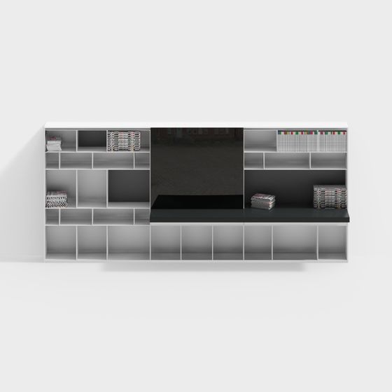 Urban Shelf 3D model for Modern Spaces