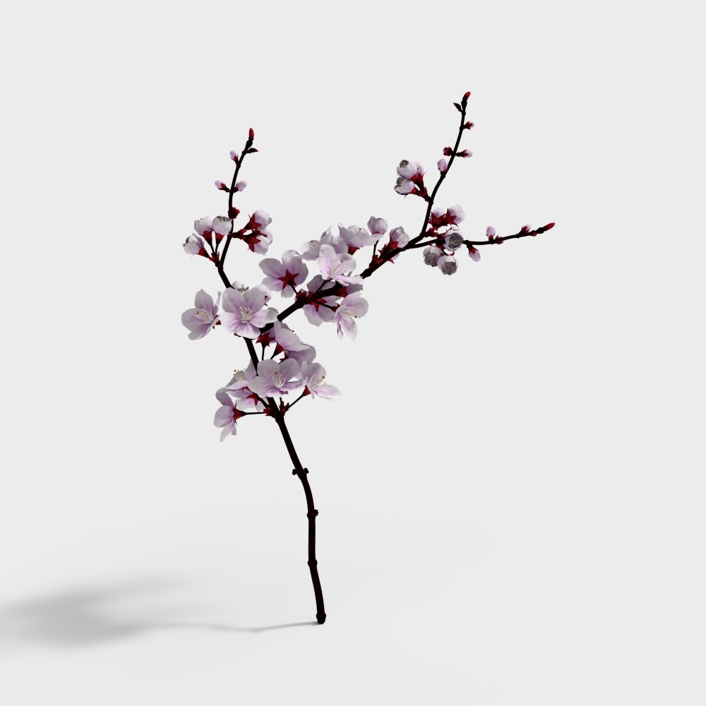 Faux fleurs branche de cerisier groupé