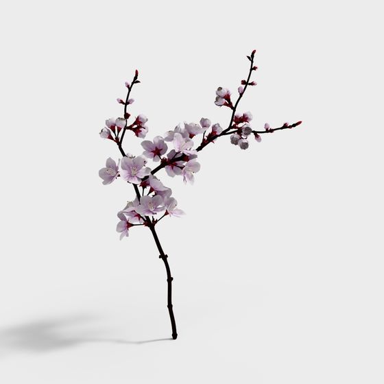 Faux fleurs branche de cerisier groupé