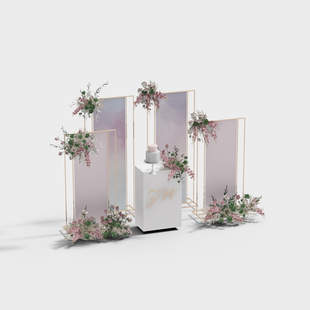 Modern beauty and Chen wedding arrangement