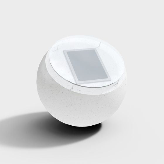 Floating Sphere Low-Poly 3D model