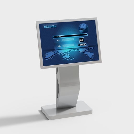 Interactive Kiosk 3D model