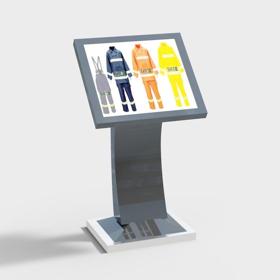 Safety Display Stand 3D model