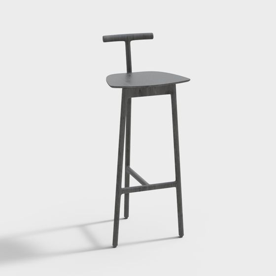 Urban Bar Stool 3D model for Modern Aesthetics