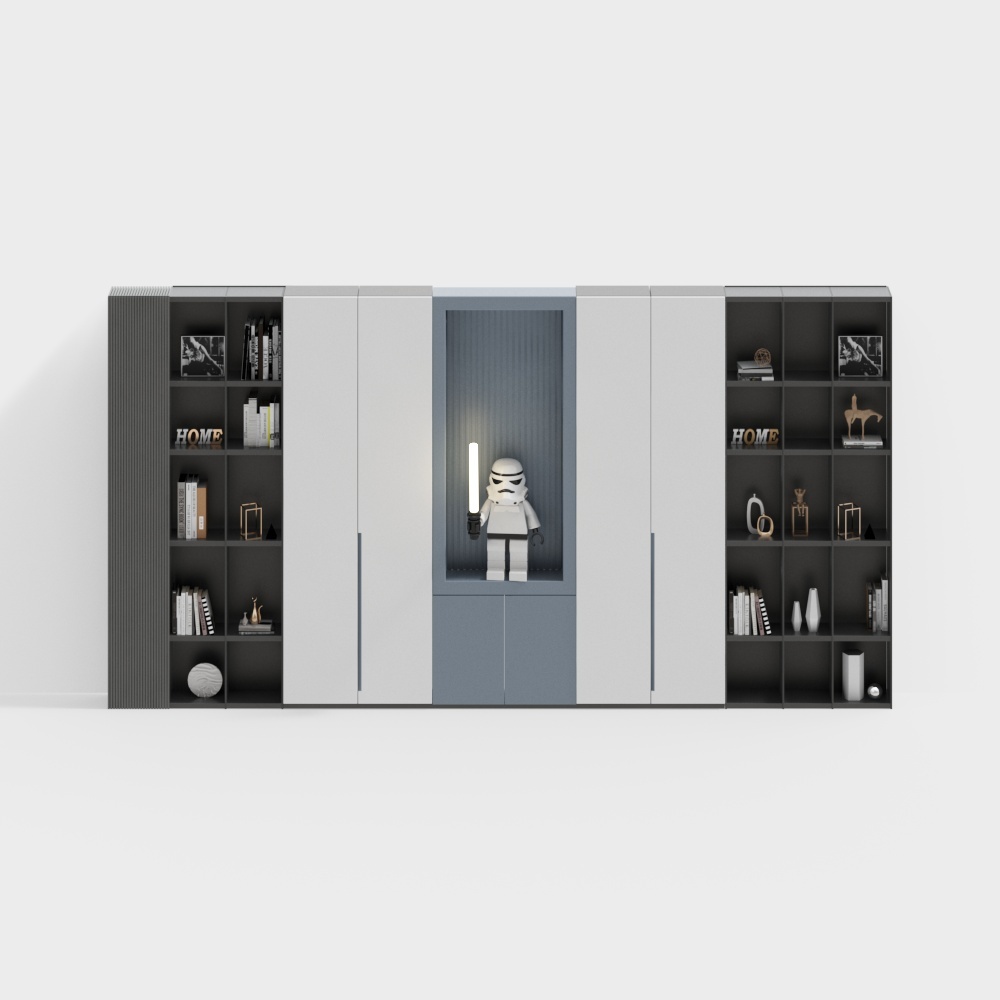 Armoire décorative multifonctionnelle moderne