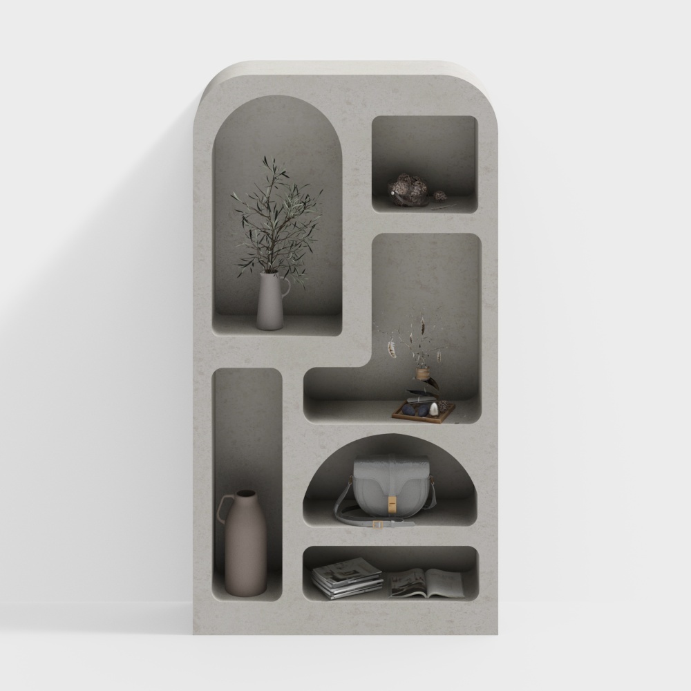 Tủ trang trí cao hiện đại