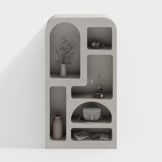 Tủ trang trí cao hiện đại