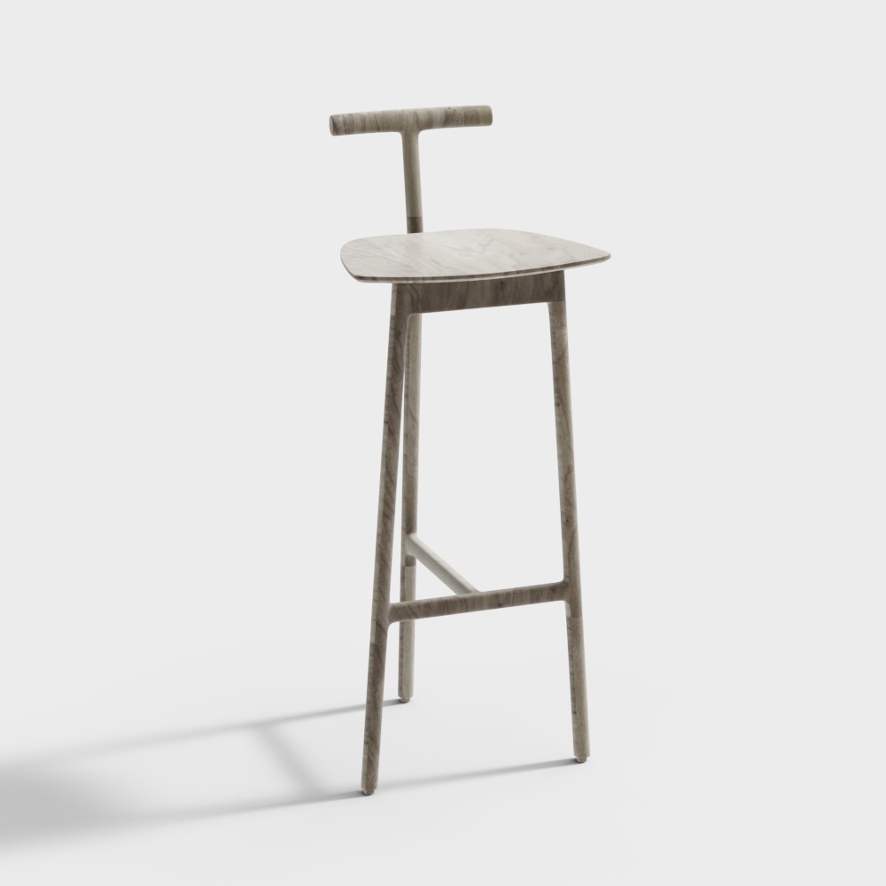 Легкие барные стулья в стиле Ваби-саби