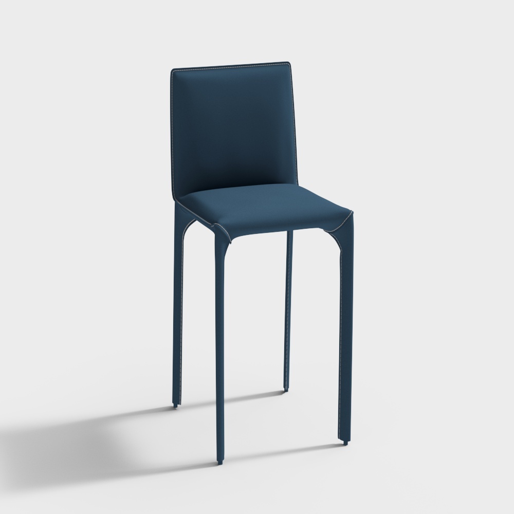 Tabourets de bar bleus modernes