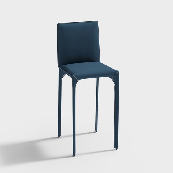 Tabourets de bar bleus modernes