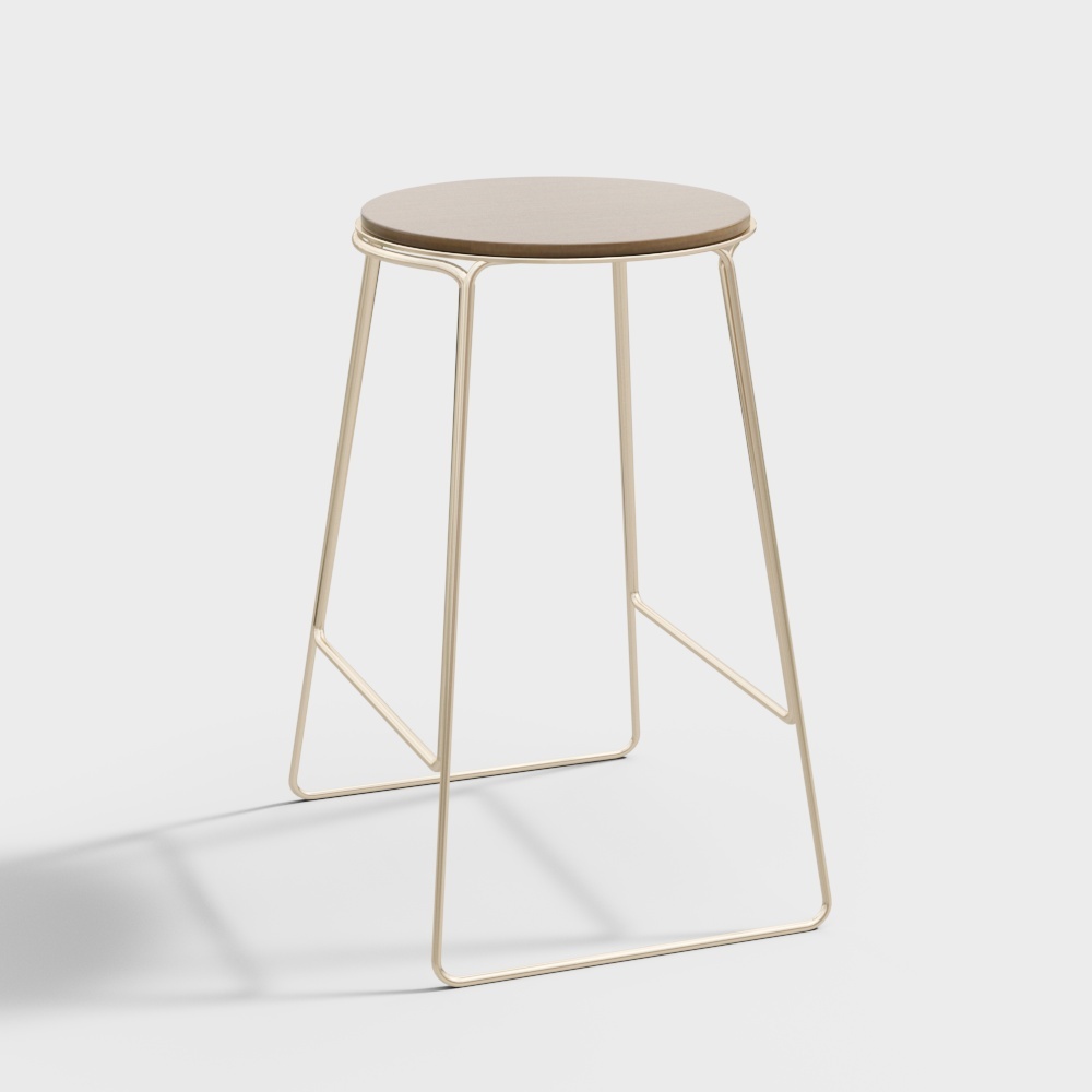 เก้าอี้บาร์แบบไม่มีพนักพิงสมัยใหม่