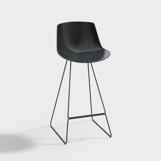 Urban Chair 3D model - Minimalist Aesthetic