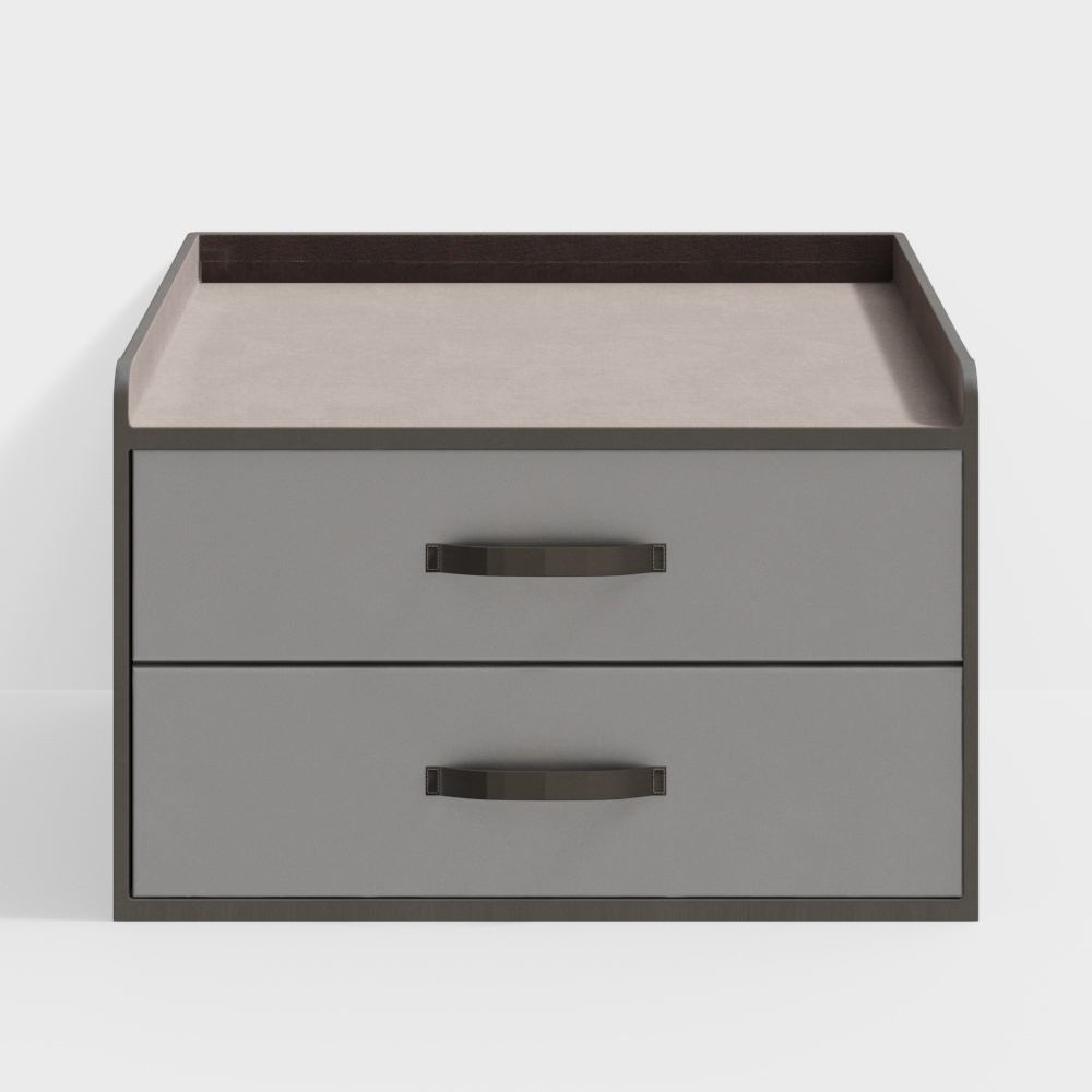 Modern Light Luxury Bedroom Bedside Table 3 【Tyche/Tika Series】