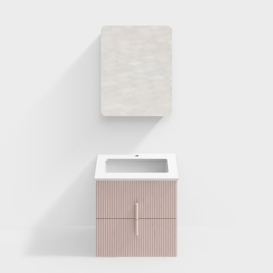 Chic Modern Bathroom Vanity 3D model