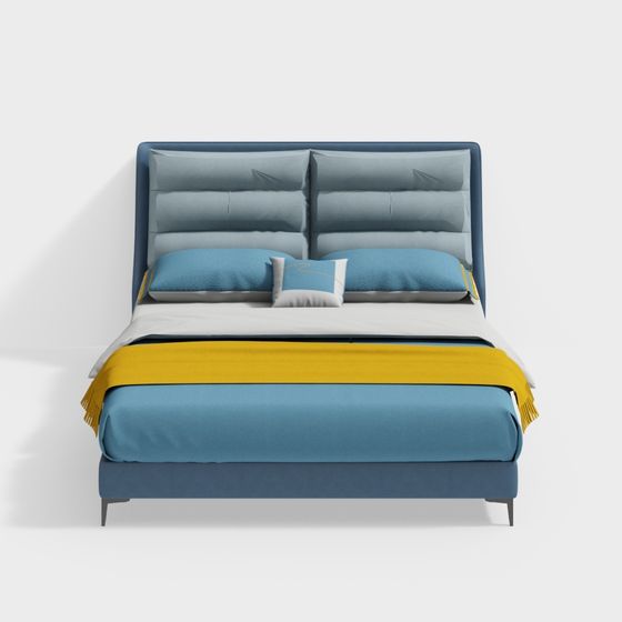 Urban Comfort Bed 3D model