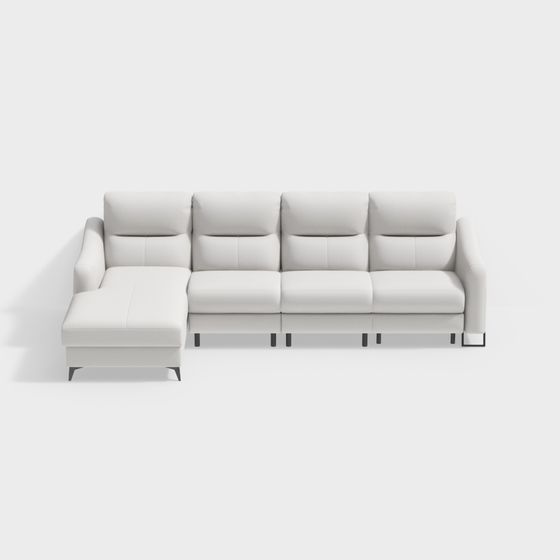Modern Minimalist Sofa 3D model