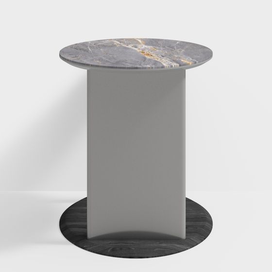 Elegant Round Table 3D model for Modern Interiors